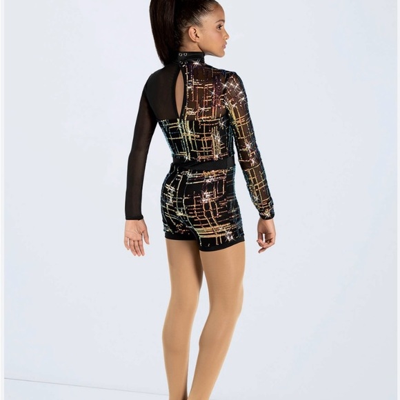 Weissman iridescent dance costume size(MC) size 8-10 - Picture 2 of 7